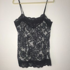 Xhilaration Lace Trim Cami, XL